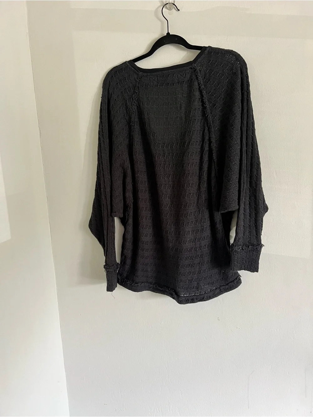 Free People We The Free Thiens Hacci Open Knit Dolman Slouchy Sweater Sz Medium